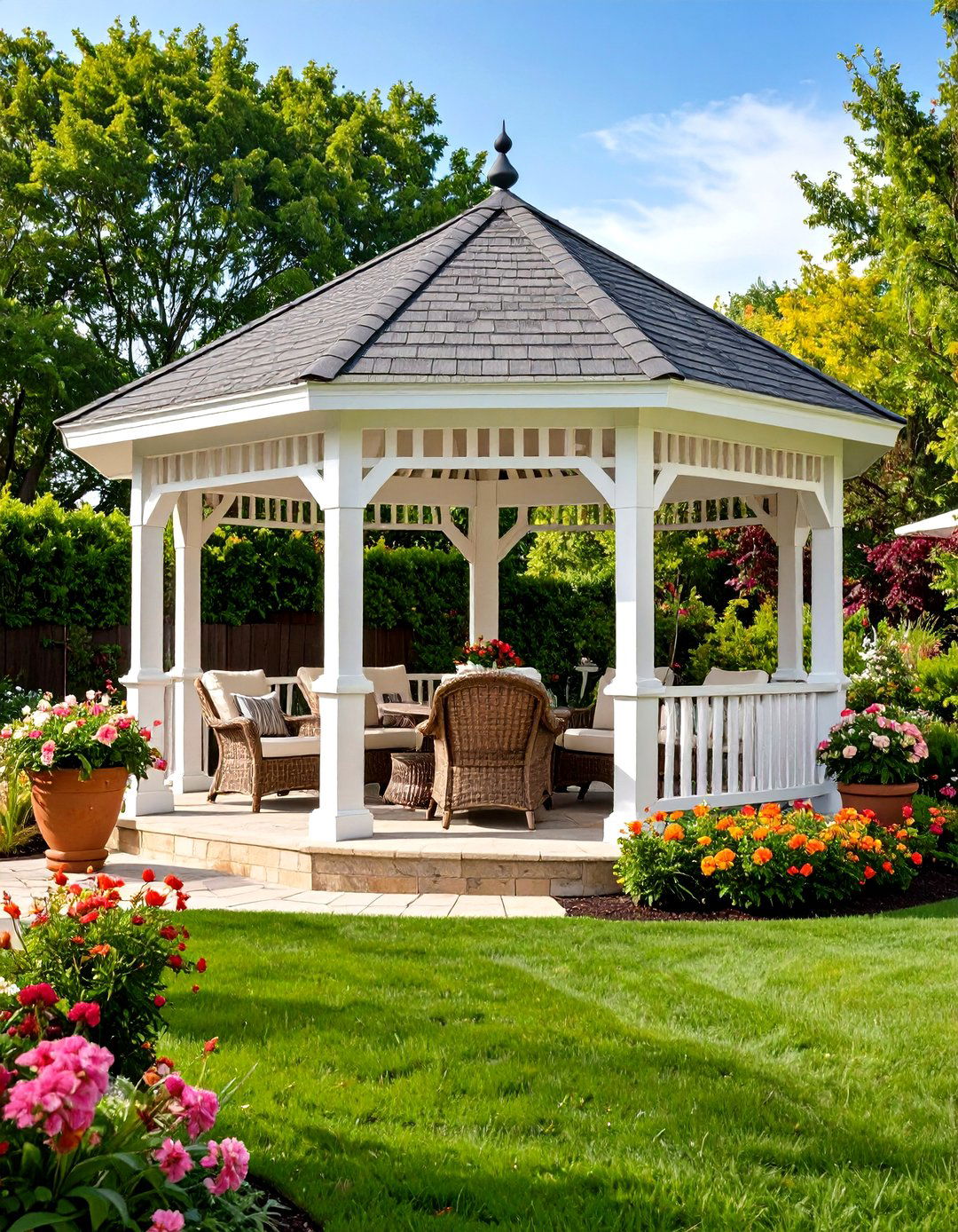 Freestanding Gazebo - 30 patio shade ideas
