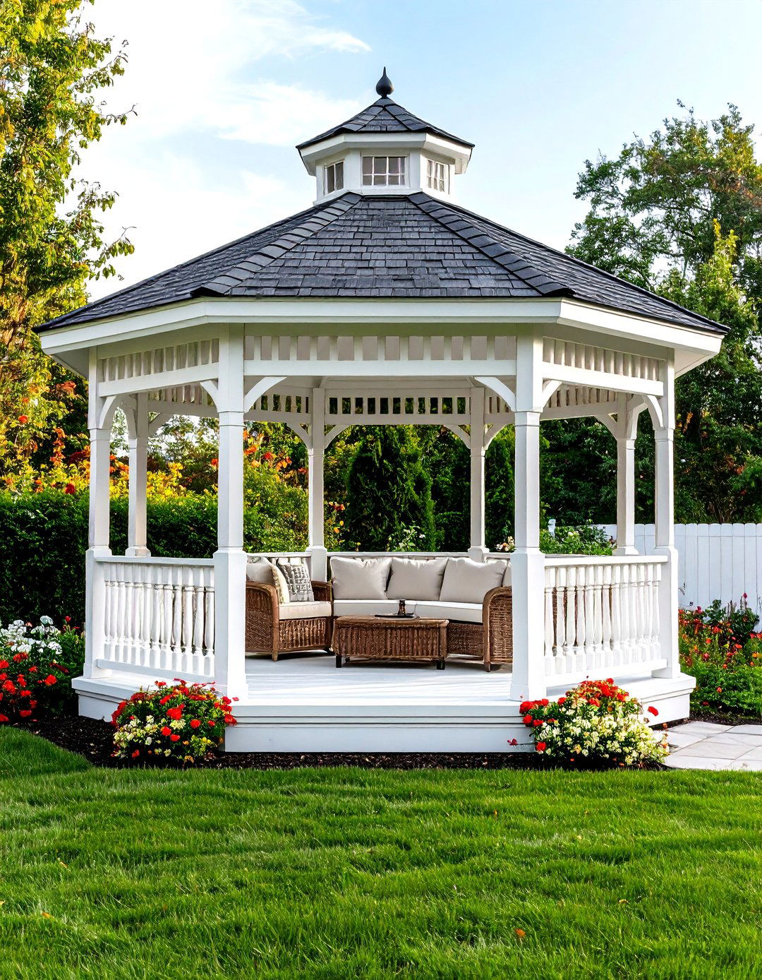 Freestanding Gazebo - 30 patio covering ideas
