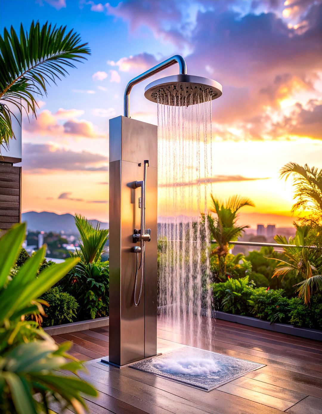 Freestanding Shower Panel Outdoor Shower - 30 outdoor showers ideas