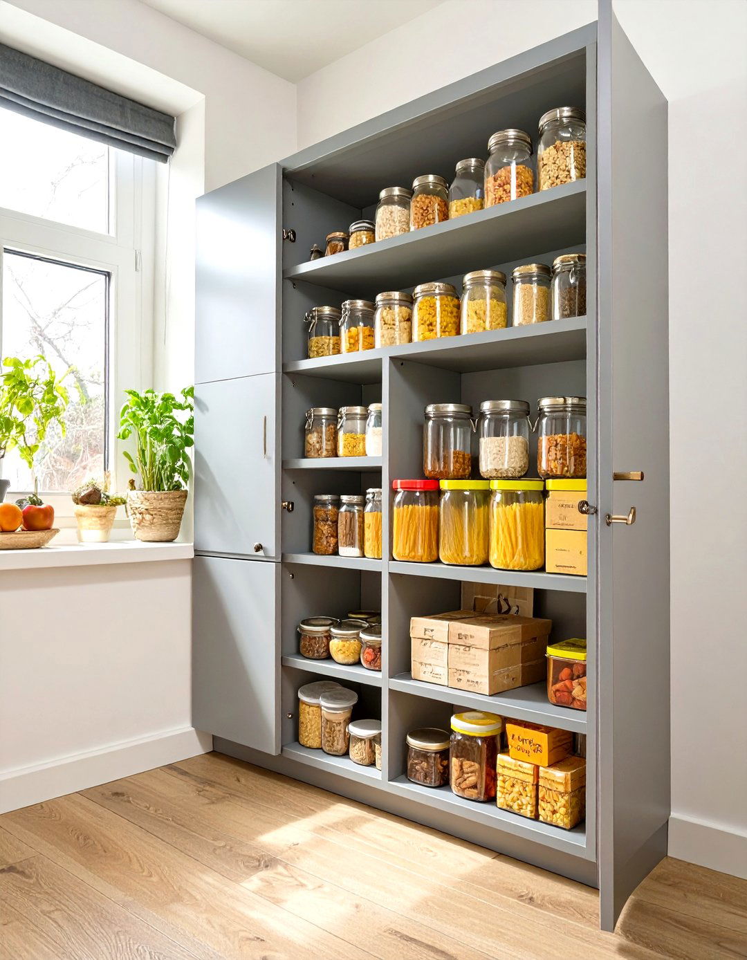 Freestanding Slim Cabinet Small Pantry - 30 small kitchen small pantry ideas