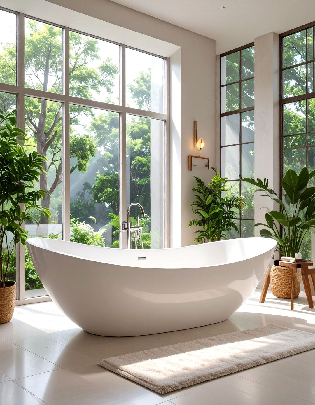 Freestanding Tub as a Bathroom Centerpiece - 30 bathroom interior design ideas
