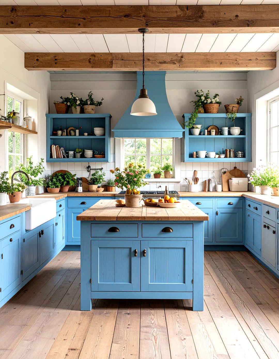 Freestanding and Unfitted Kitchen Cabinets - 30 kitchen cabinet layout ideas
