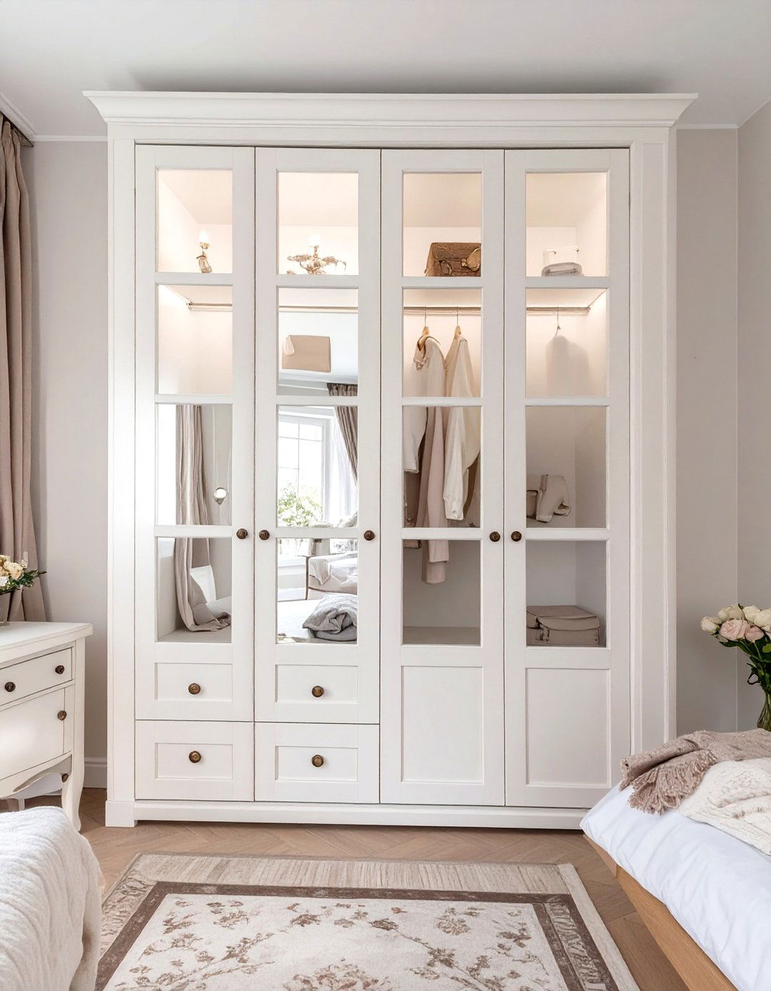 French Closet Doors - 30 closet door ideas for bedroom