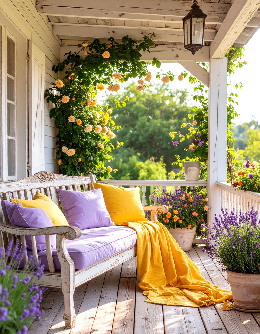 French Country Back Porch - 30 back porch decorating ideas