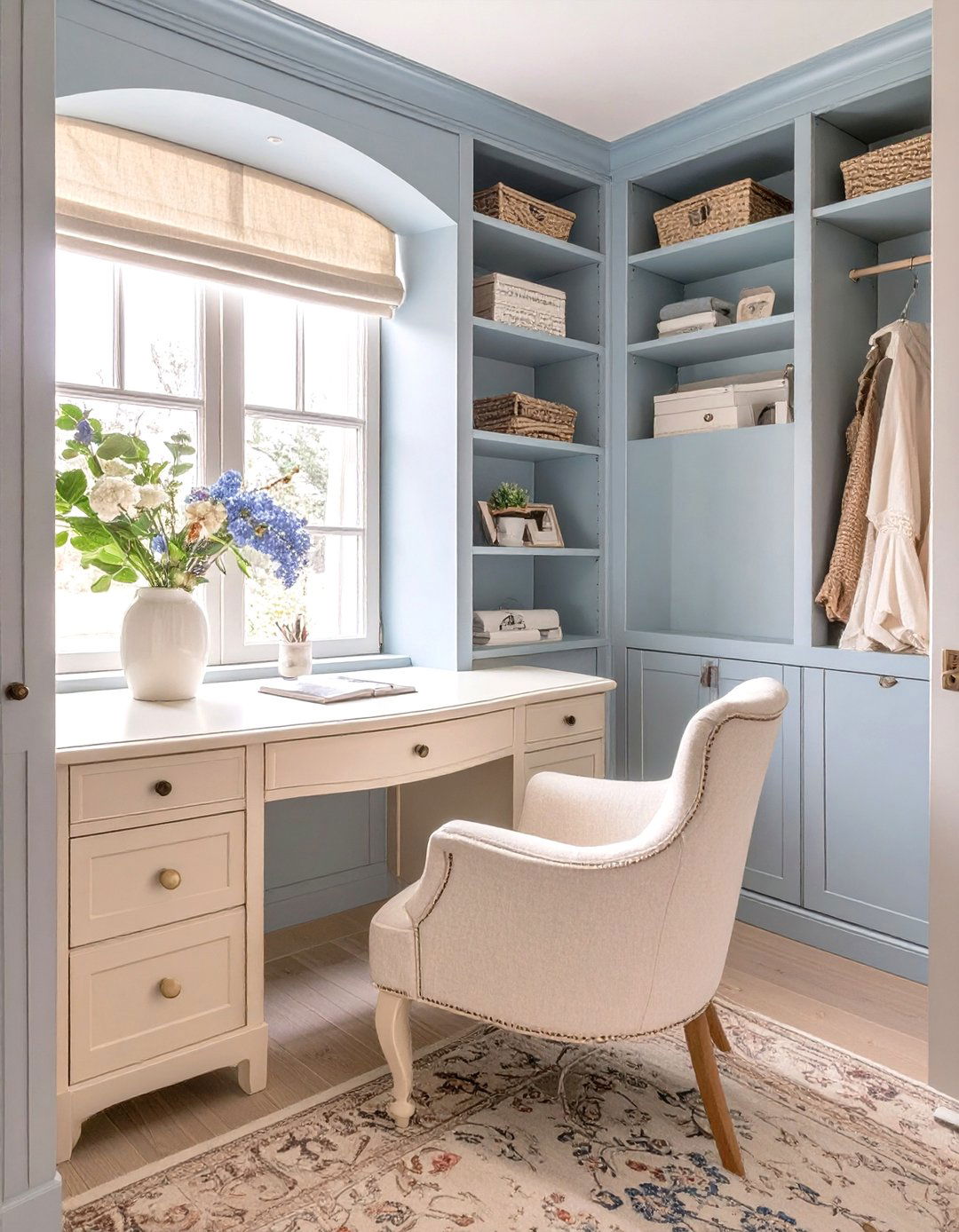 French Country Charm Station - 30 closet office ideas