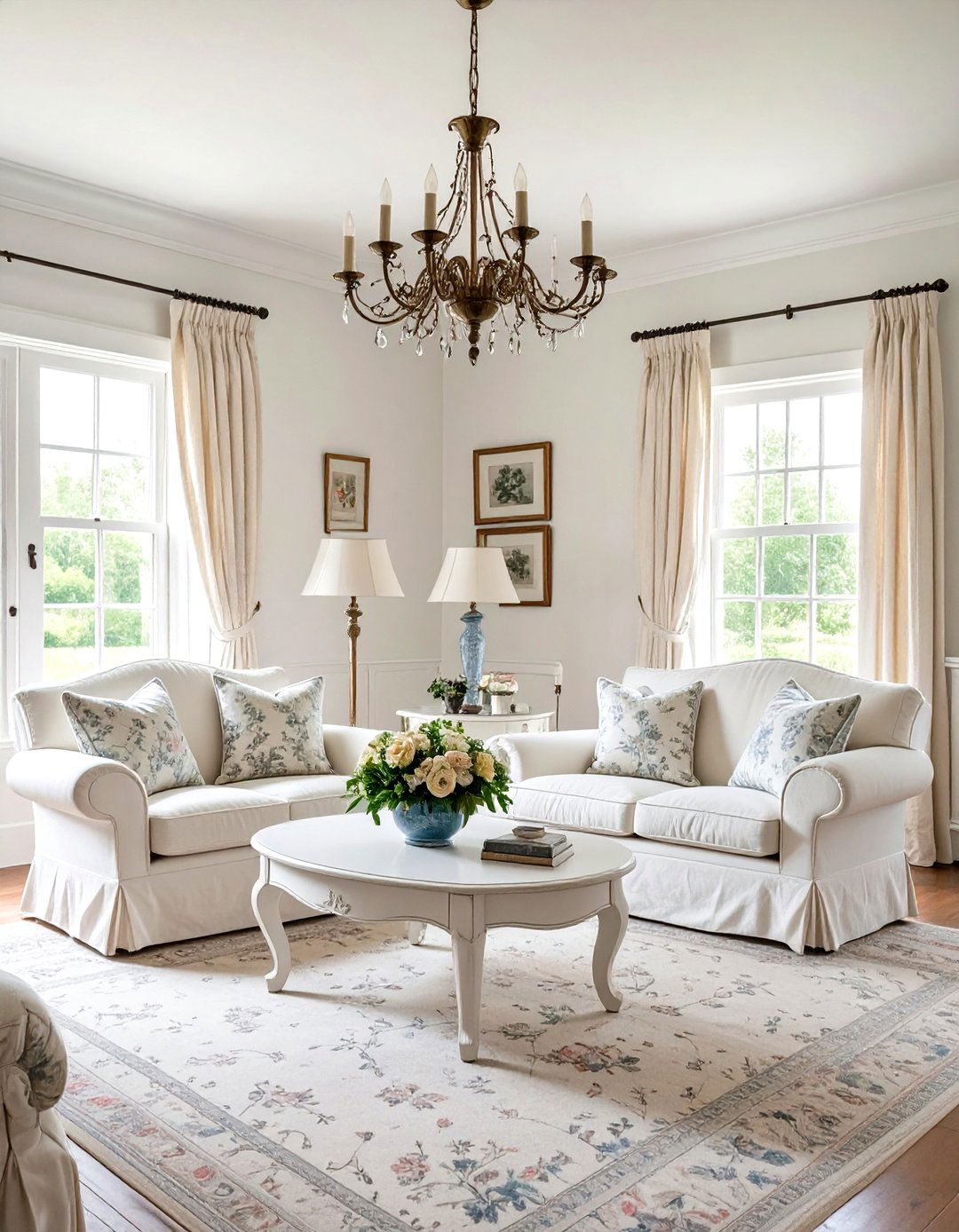 French Country Cottage Living Room Elegance - 30 cottage living room ideas