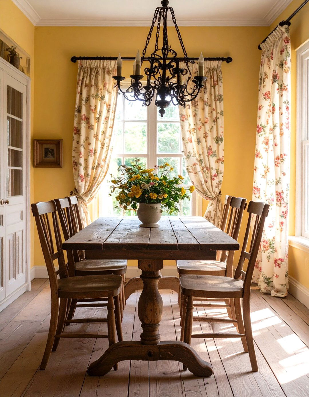 French Country Dining Area - 30 interior design photos ideas