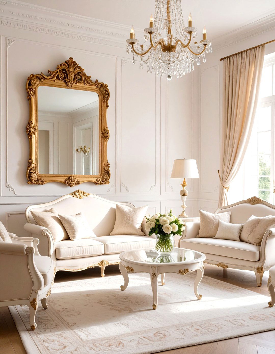 French Country Elegance - 30 country living room ideas