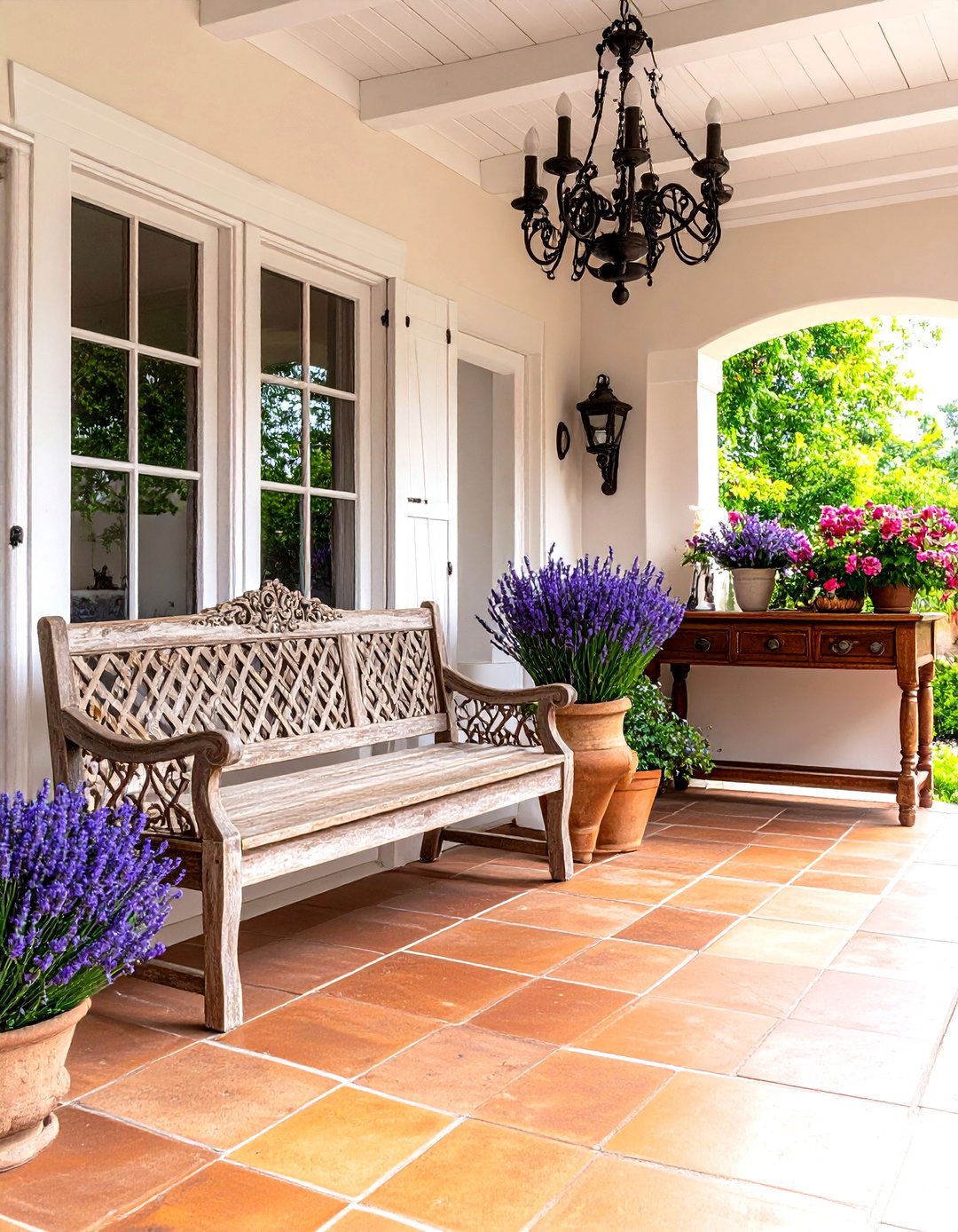 French Country Farmhouse Entryway - 30 farmhouse interior design ideas