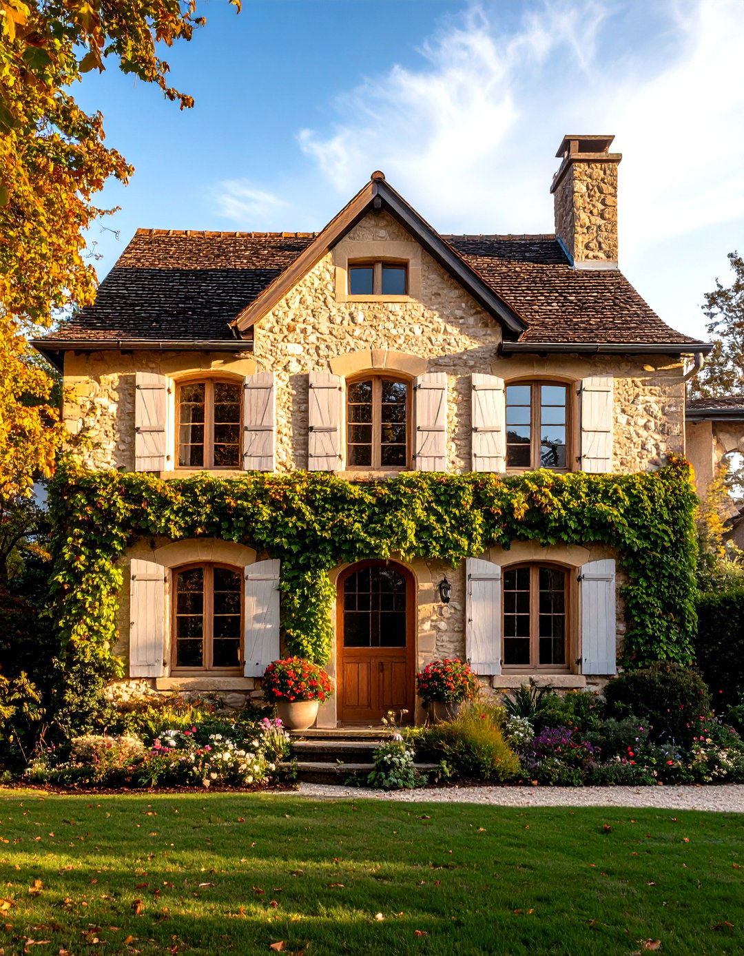 French Country House Charm - 30 exterior house design ideas