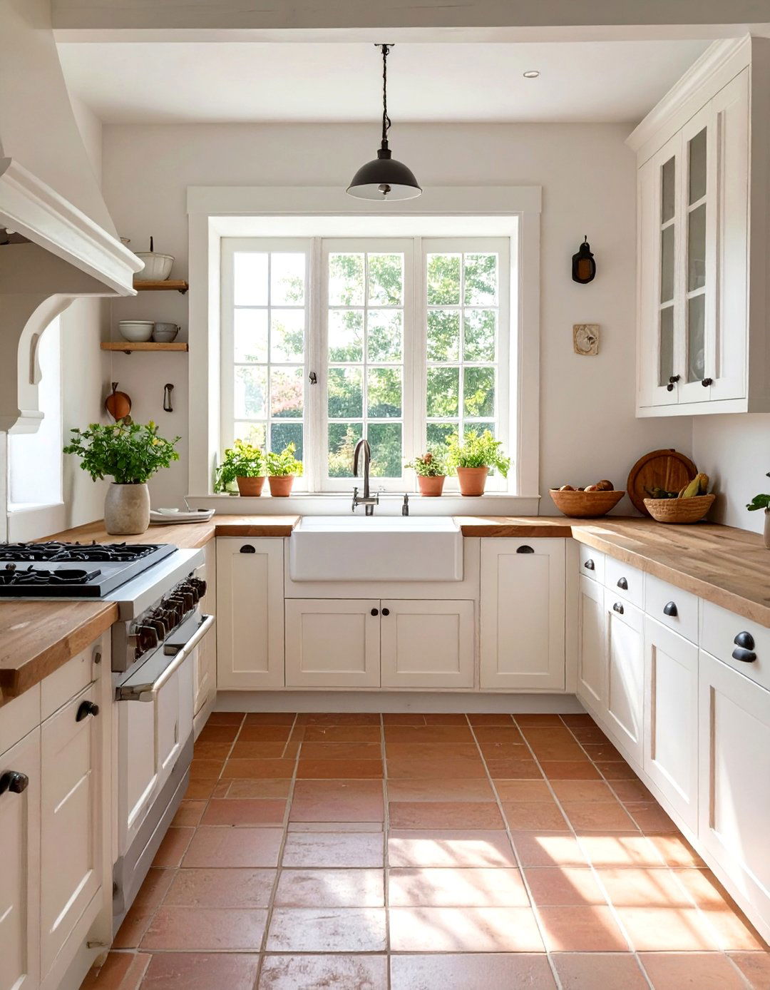 French Country Kitchen Charm - 30 interior design with natural light ideas