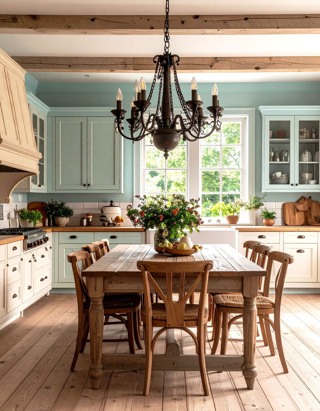 French Country Kitchen Wrought Iron Chandelier - 30 kitchen lights ideas