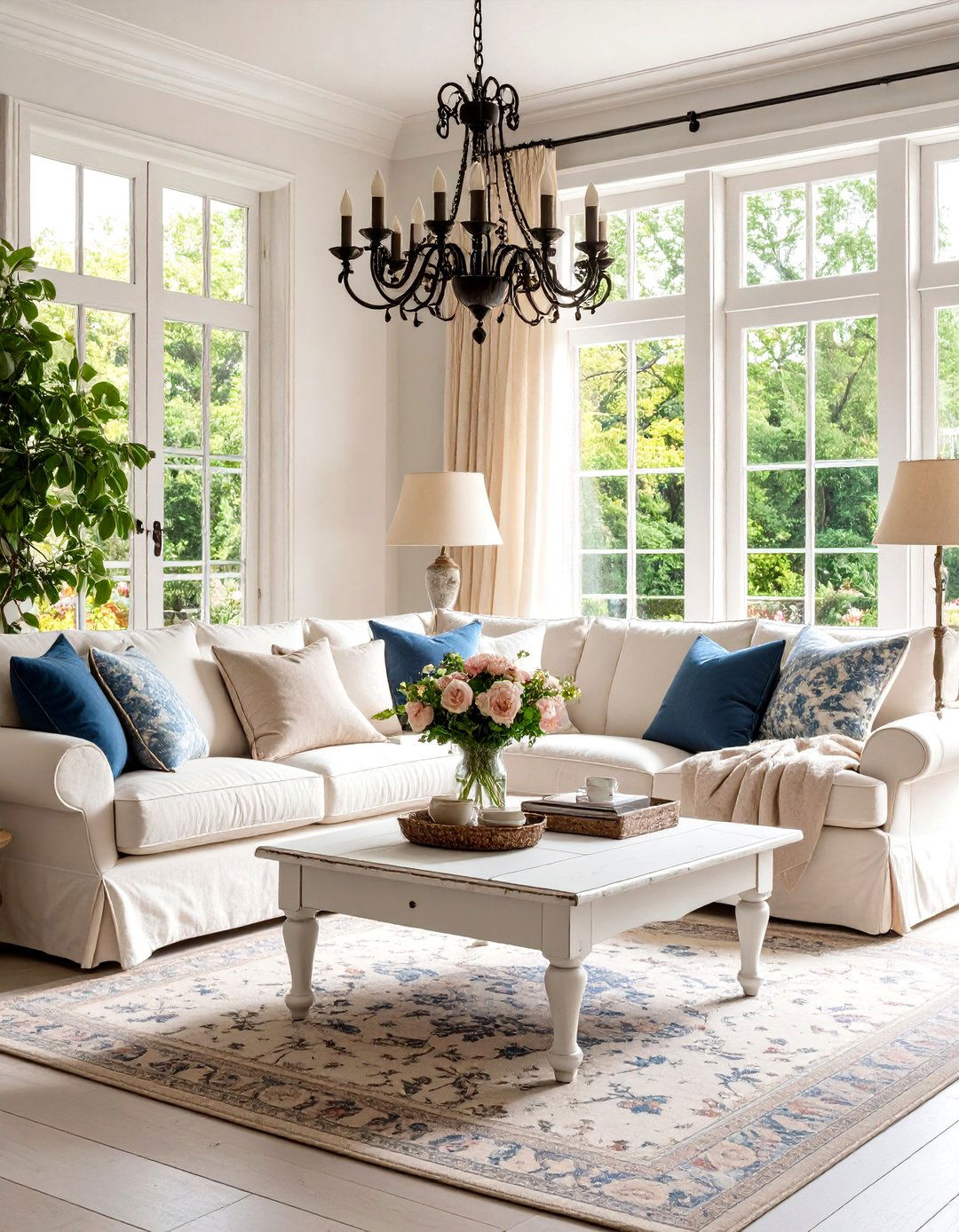 French Country Living Room - 30 living room furniture design ideas