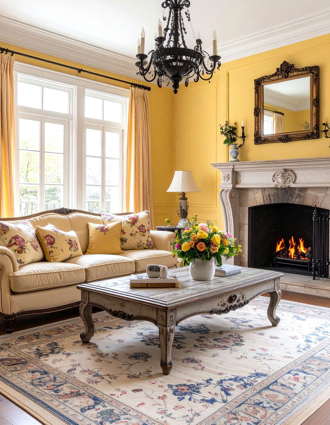 French Country Living Room - 30 elegant living room ideas