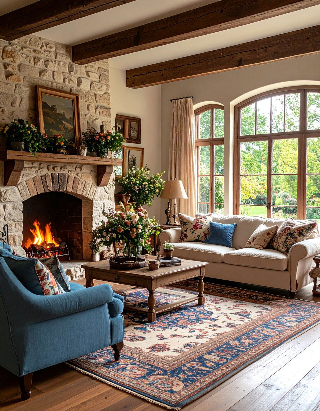 French Country Living Room Style - 30 decor ideas for living room