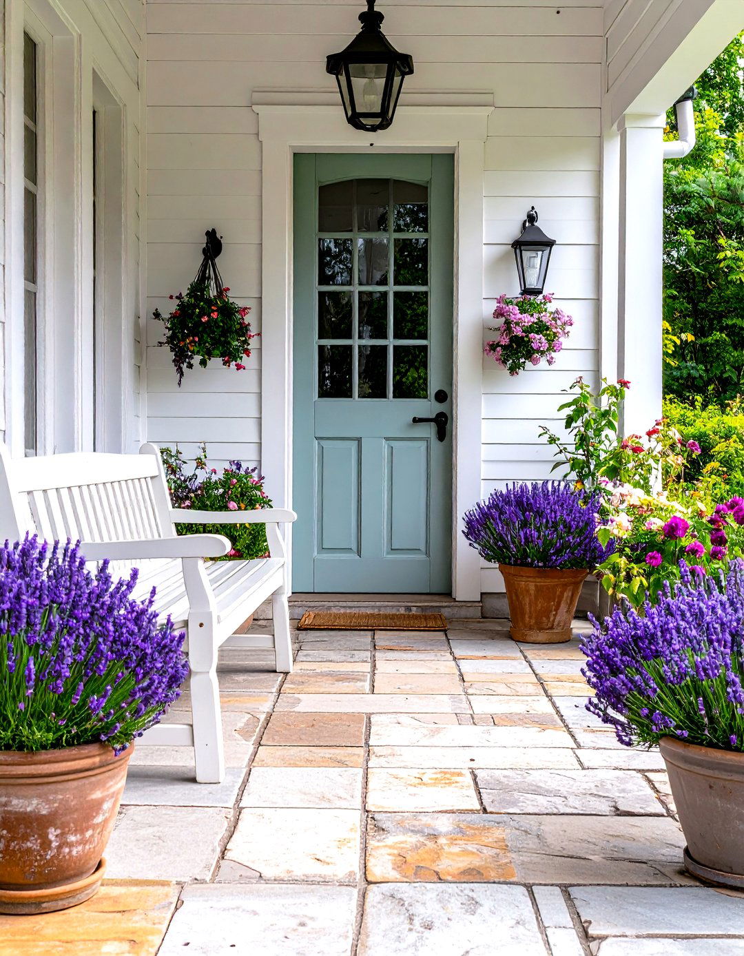 French Country Provincial Porch - 30 front door porch ideas