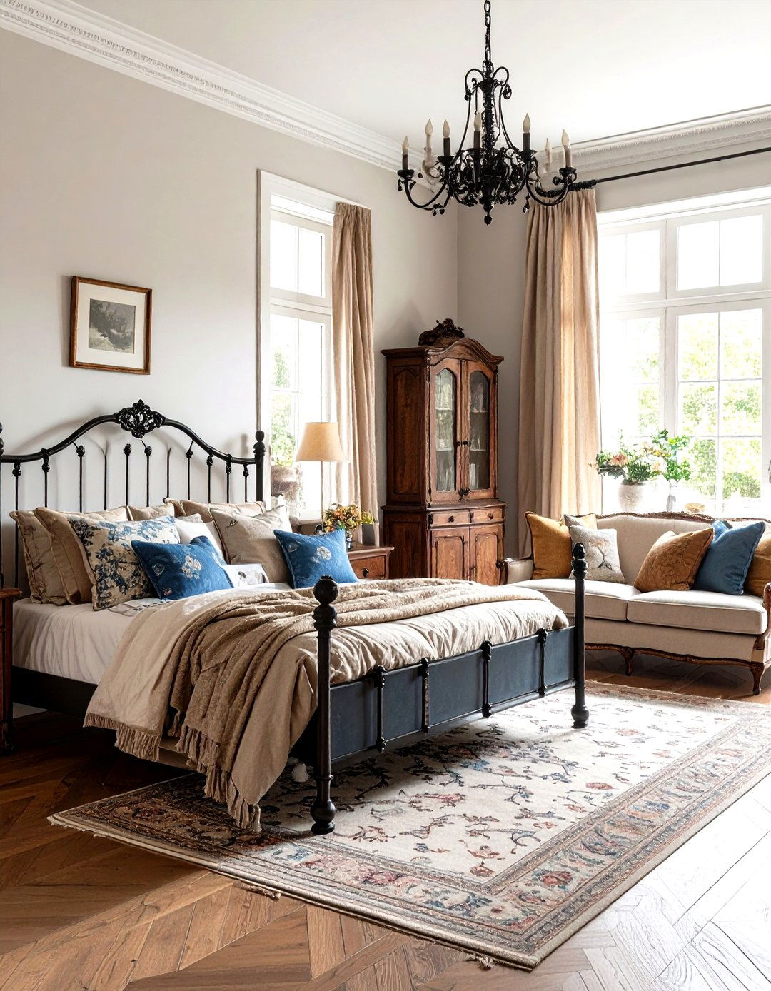 French Country Provincial Style - 30 living room bedroom ideas
