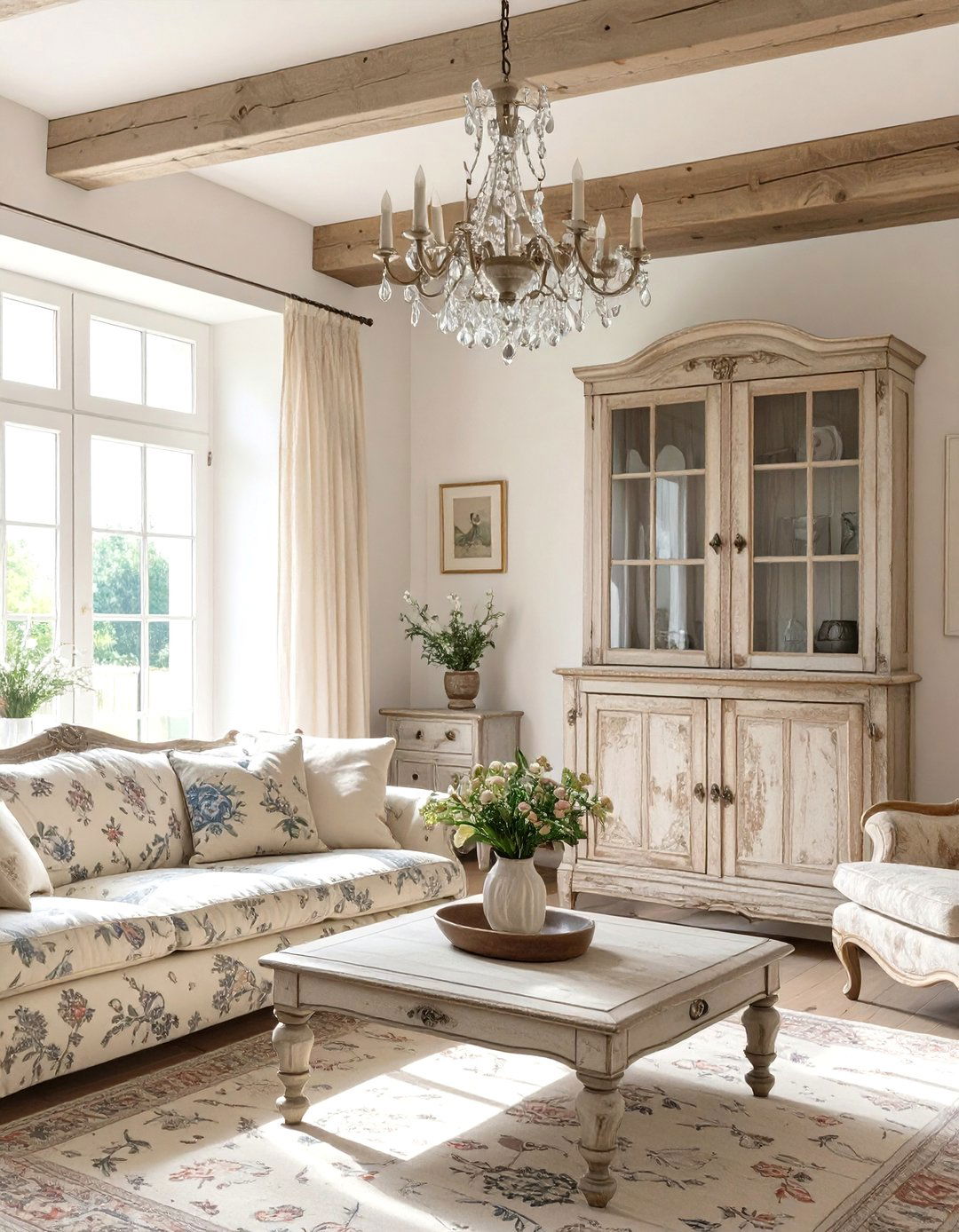 French Country Vintage Living Room - 30 vintage living room ideas