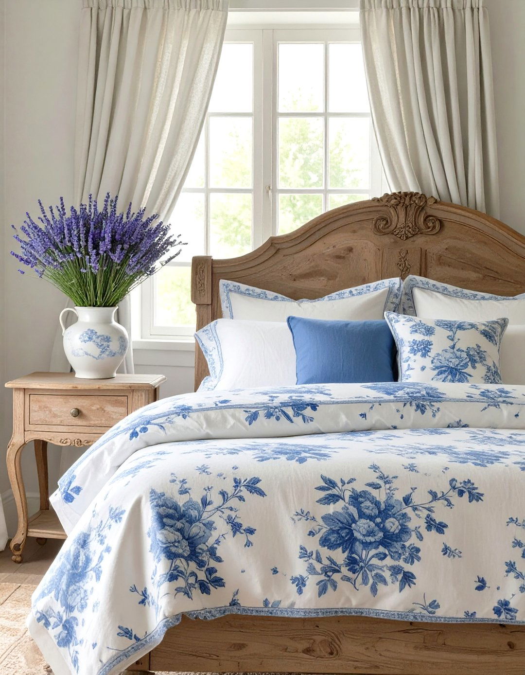 French Countryside Toile Room - 30 cute room decor ideas