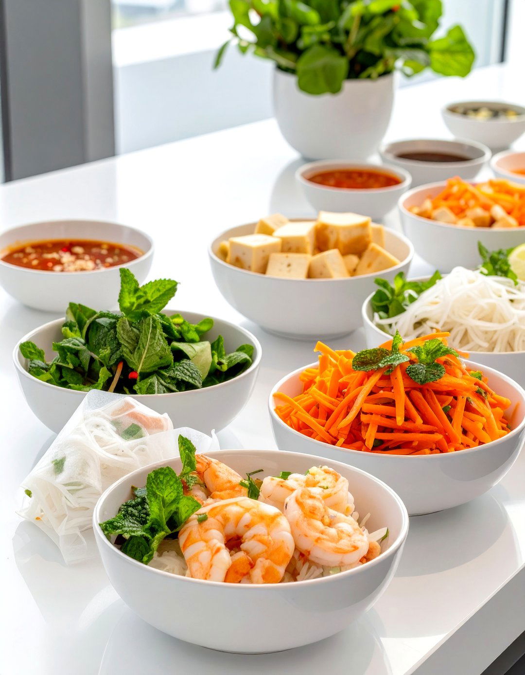 Spring Rool Bar 30 Office Lunch Ideas for a Group to Enjoy Together - We Love Home Blog