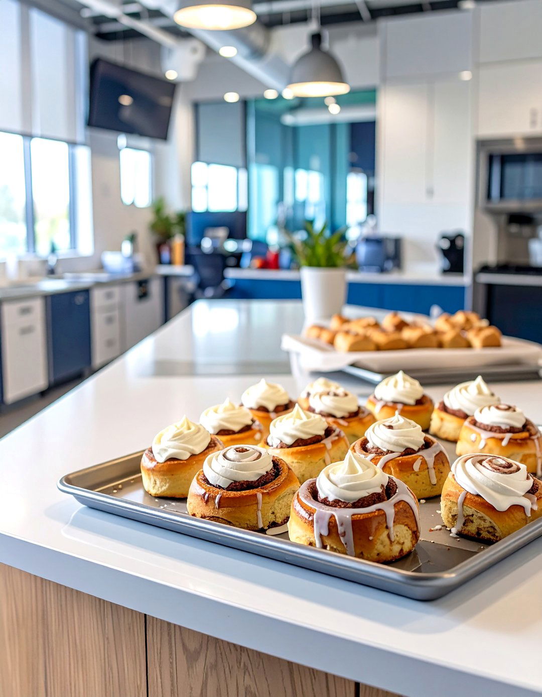 Freshly Baked Cinnamon Rolls - 30 office breakfast ideas