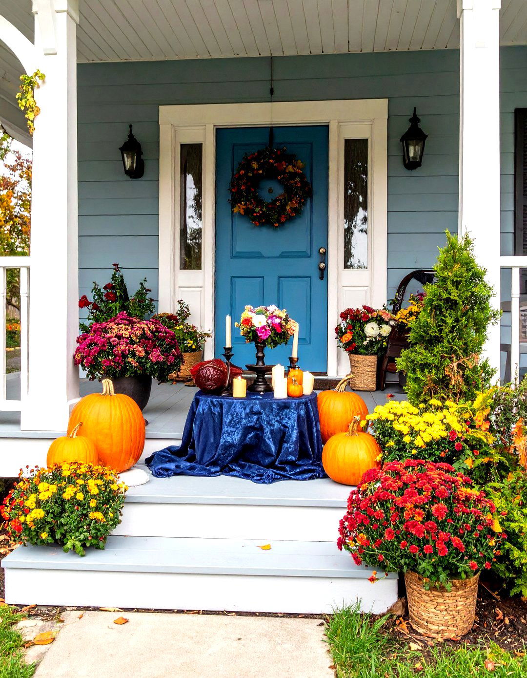 Frightening Fortune Tellers Tent Porch - 30 halloween front porch ideas