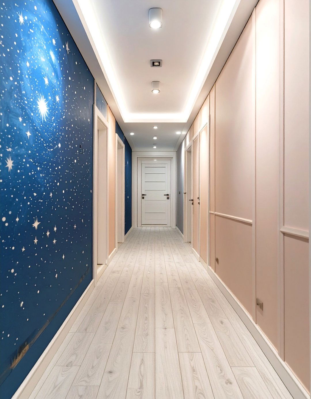 From Night Sky to Dawn Hallway - 30 gradation in interior design ideas