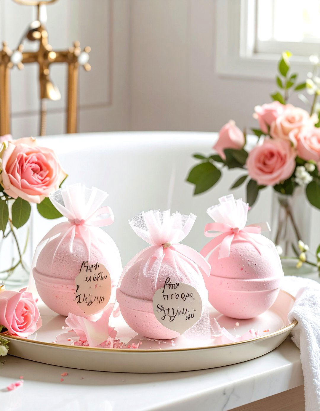 From Our Shower to Yours Bath Bomb Favors - 30 baby shower party favor ideas