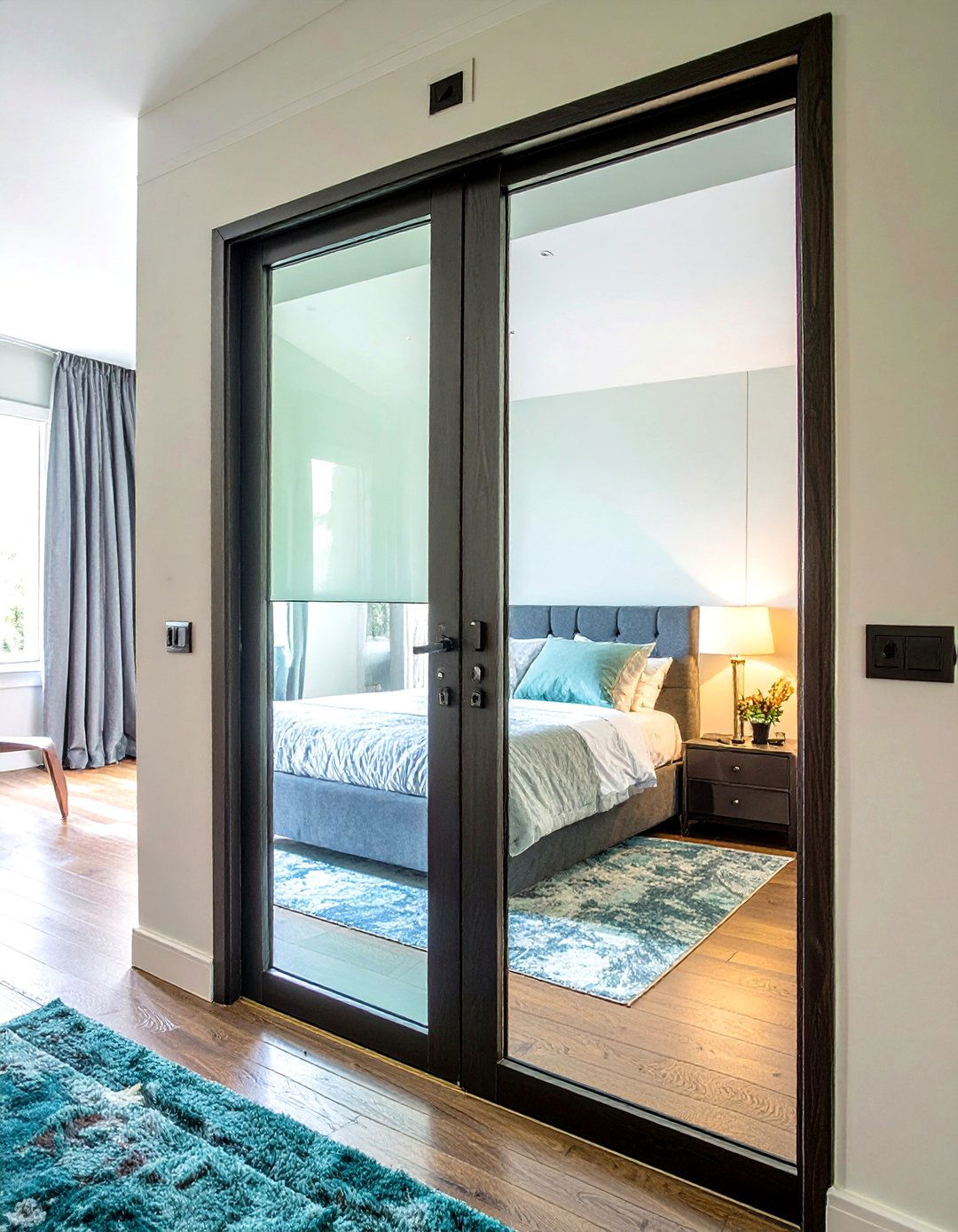 Frosted Glass Bedroom Door - 30 bedroom door ideas