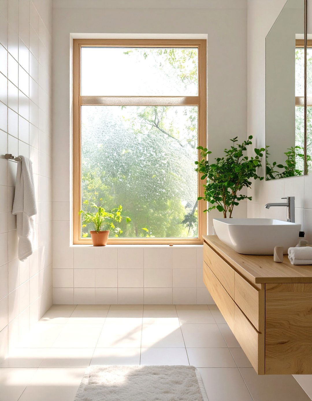Frosted Glass Small Bathroom Window - 30 small bathroom window ideas