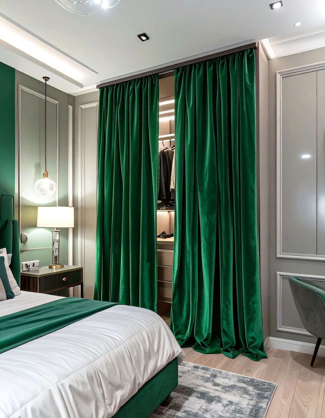 Full Length Curtain Doors - 30 closet door ideas for bedroom