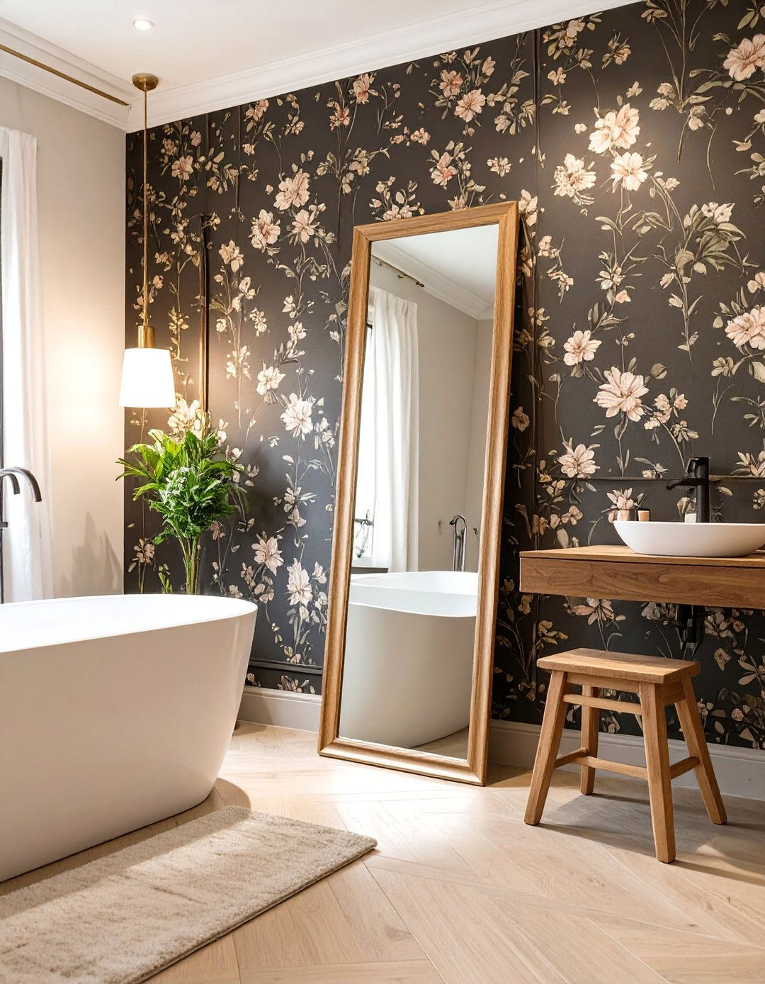Full Length Leaner Bathroom Mirror - 30 bathroom mirrors ideas
