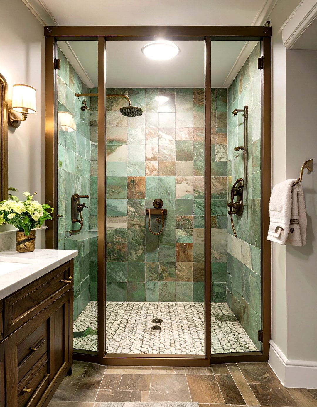 Fully Framed Shower Enclosure - 30 shower enclosure ideas