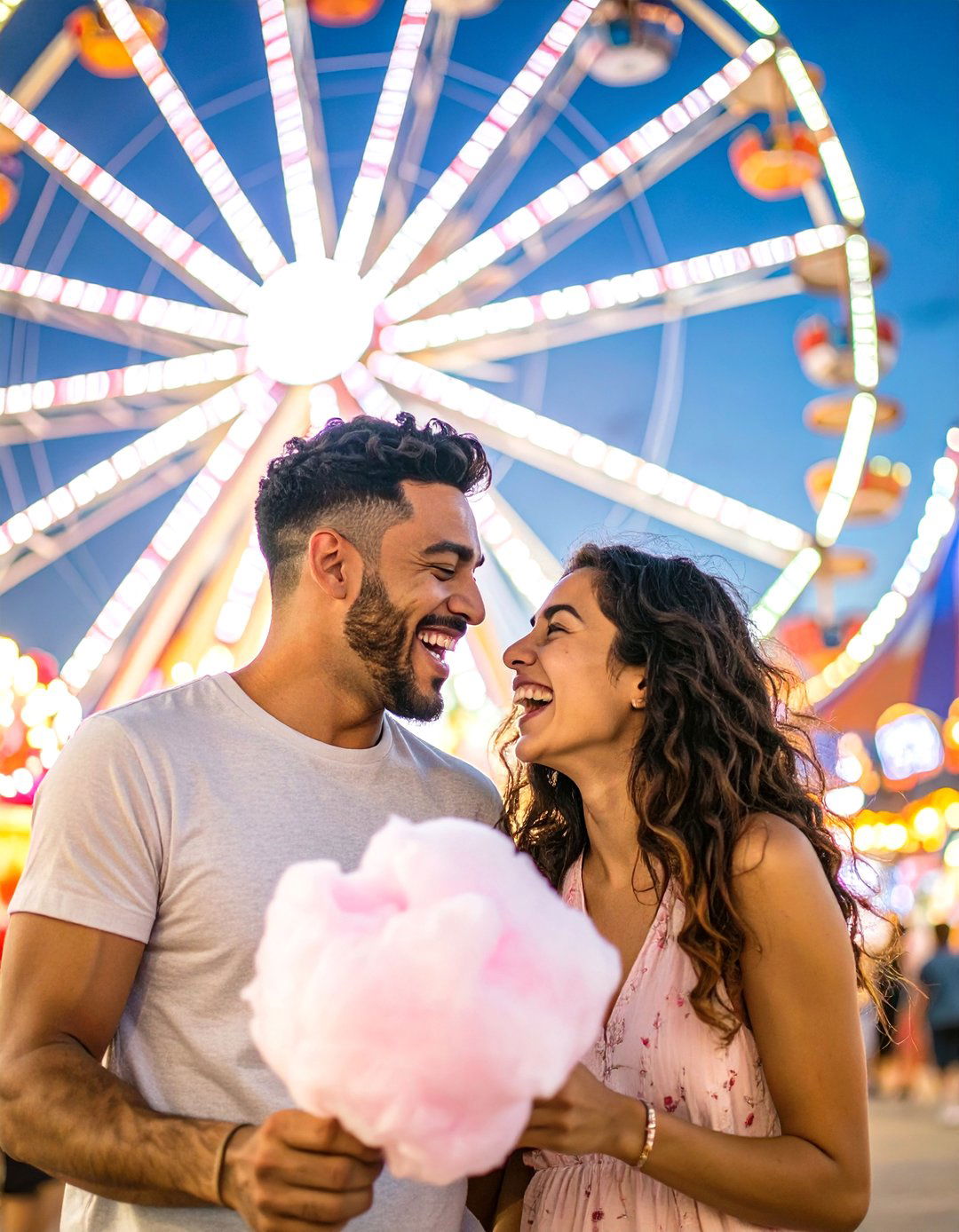 Fun filled Carnival or Fairground Photos - 30 outdoor engagement photo ideas
