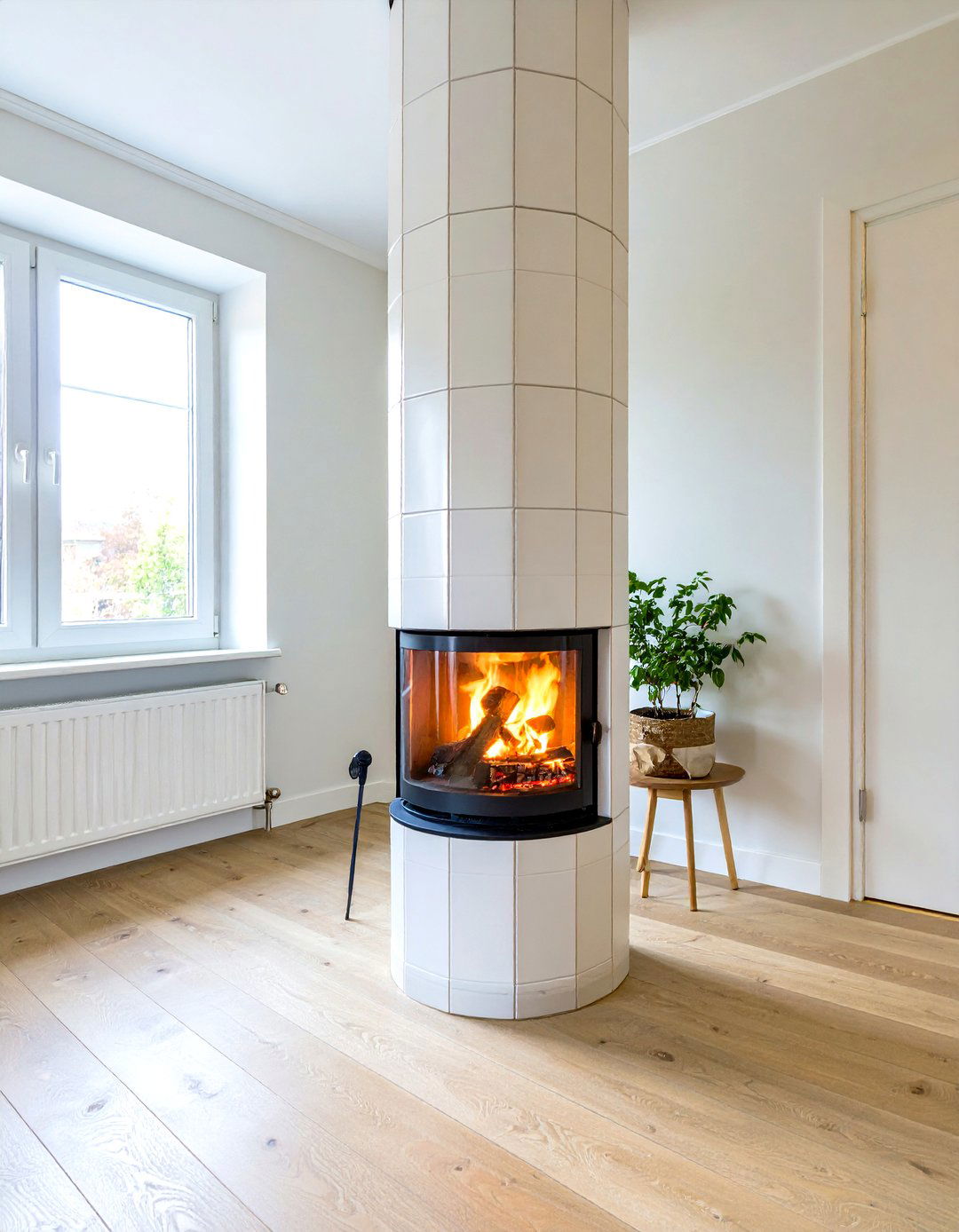 Functional and Unadorned Fireplaces - 30 swedish interior design ideas