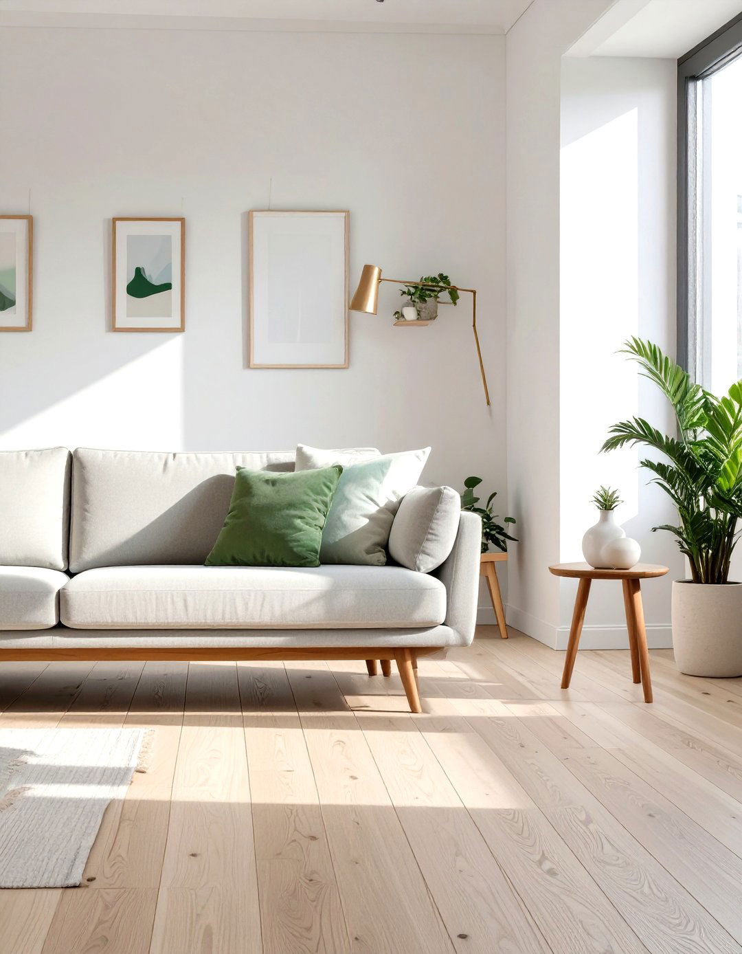 Furniture with Exposed Legs - 30 small space living room ideas