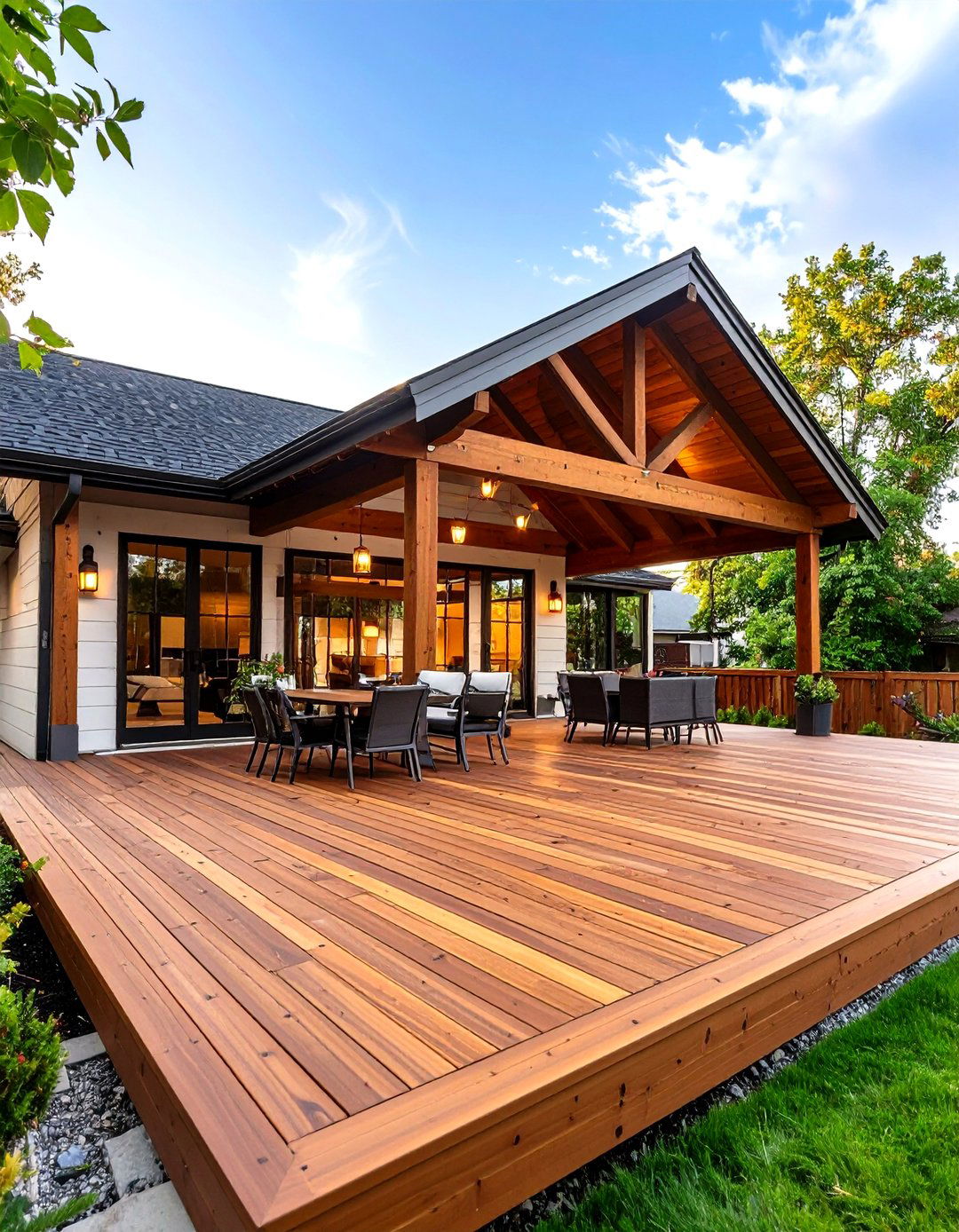 30 Roof Over Deck Ideas for All-Season Outdoor Living - We Love Home Blog