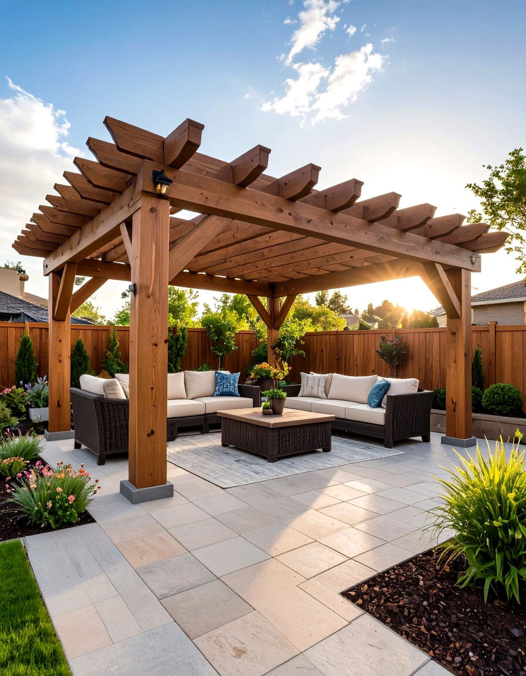 Gable Roof Patio Pergola - 30 pergola ideas for patio