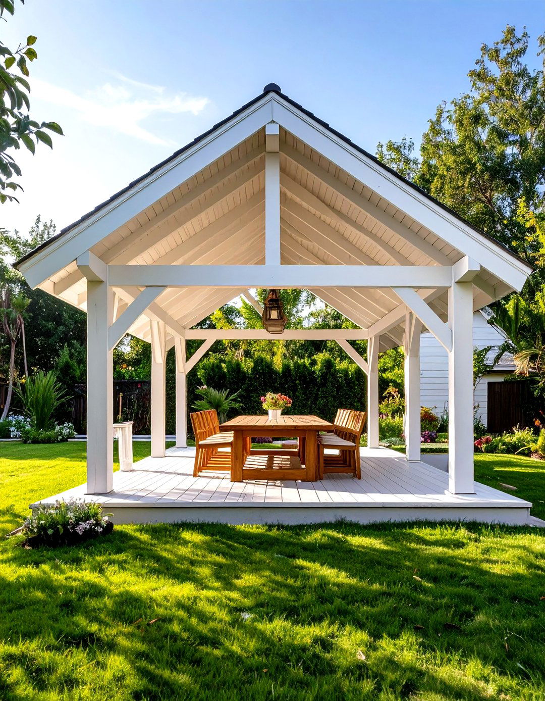 Gable Roof Pavilion - 30 outdoor pavilion ideas