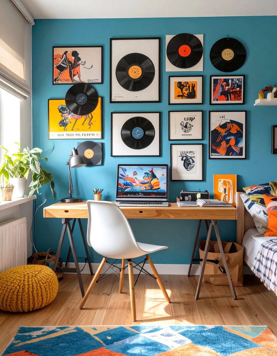 Gallery Wall of Hobbies and Interests - 30 teen room inspo ideas