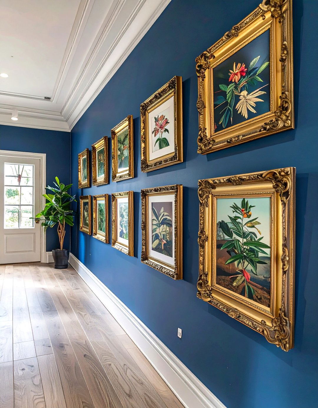 Gallery Walls with Classic Art - 30 traditional interior design ideas