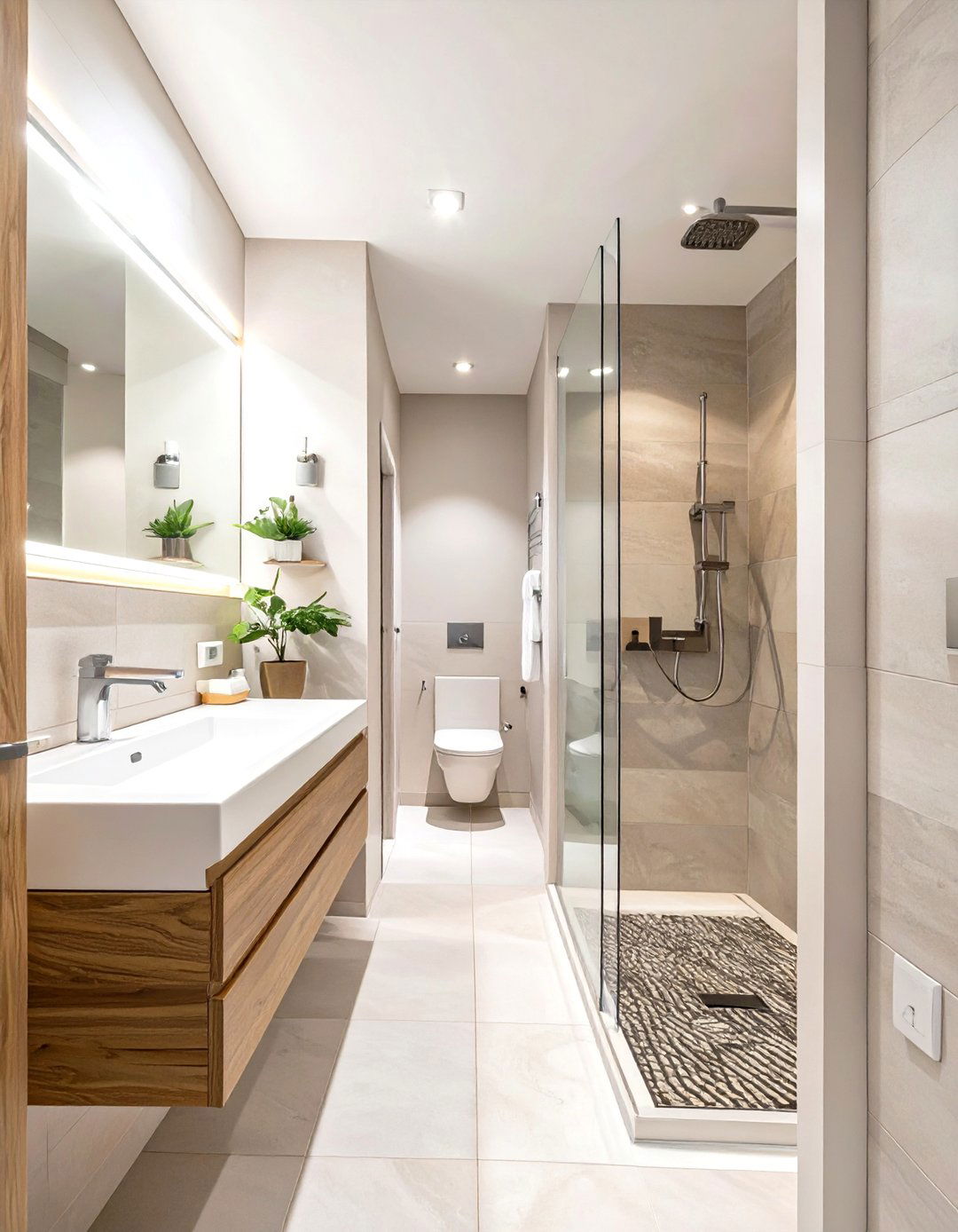 Galley Bathroom Layout - 30 small bathroom layout ideas