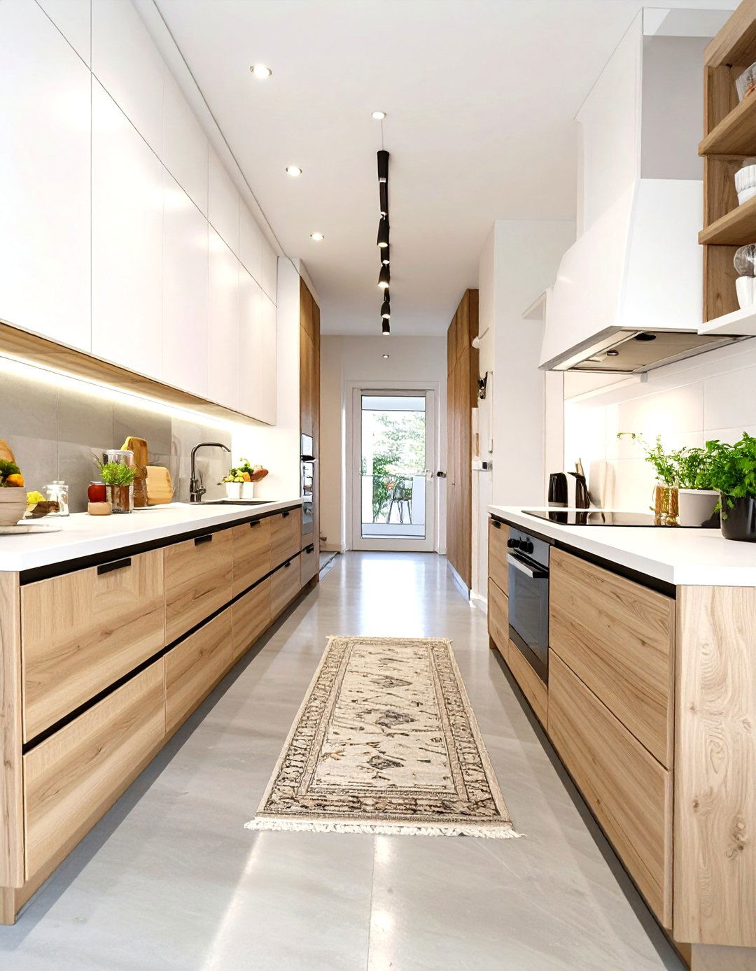 Galley Layout for a Small Kitchen - 30 small kitchen design ideas