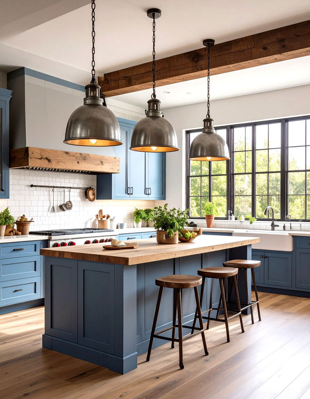 Galvanized Metal Accents - 30 rustic interior design ideas
