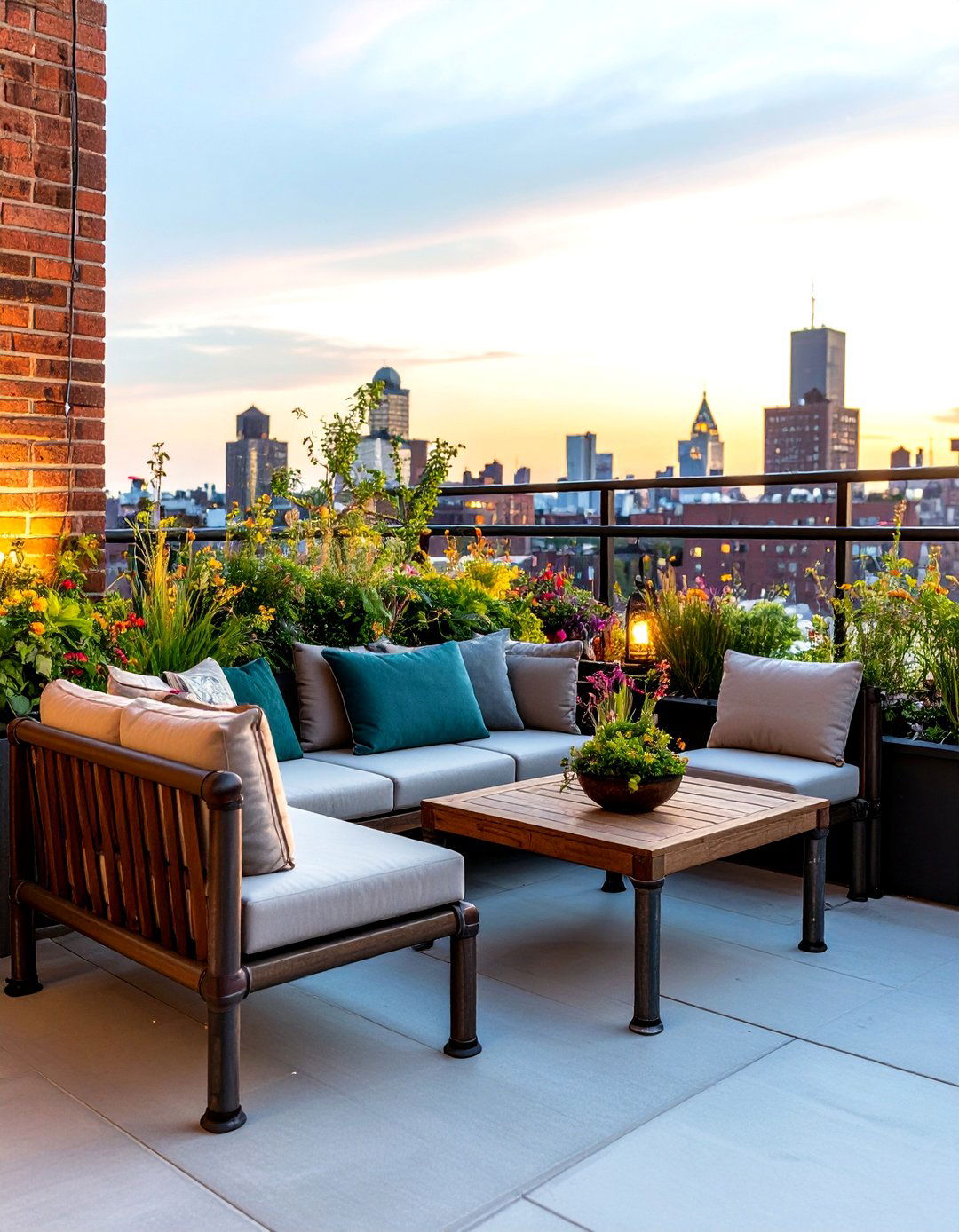 Galvanized Pipe Patio Railing - 30 patio railing ideas