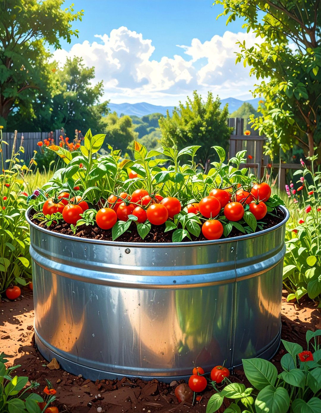 Galvanized Steel Raised Garden Beds - 30 modern raised garden bed ideas