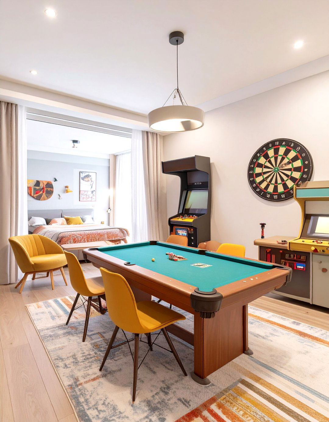 Game Room and Hangout Space - 30 spare bedroom ideas