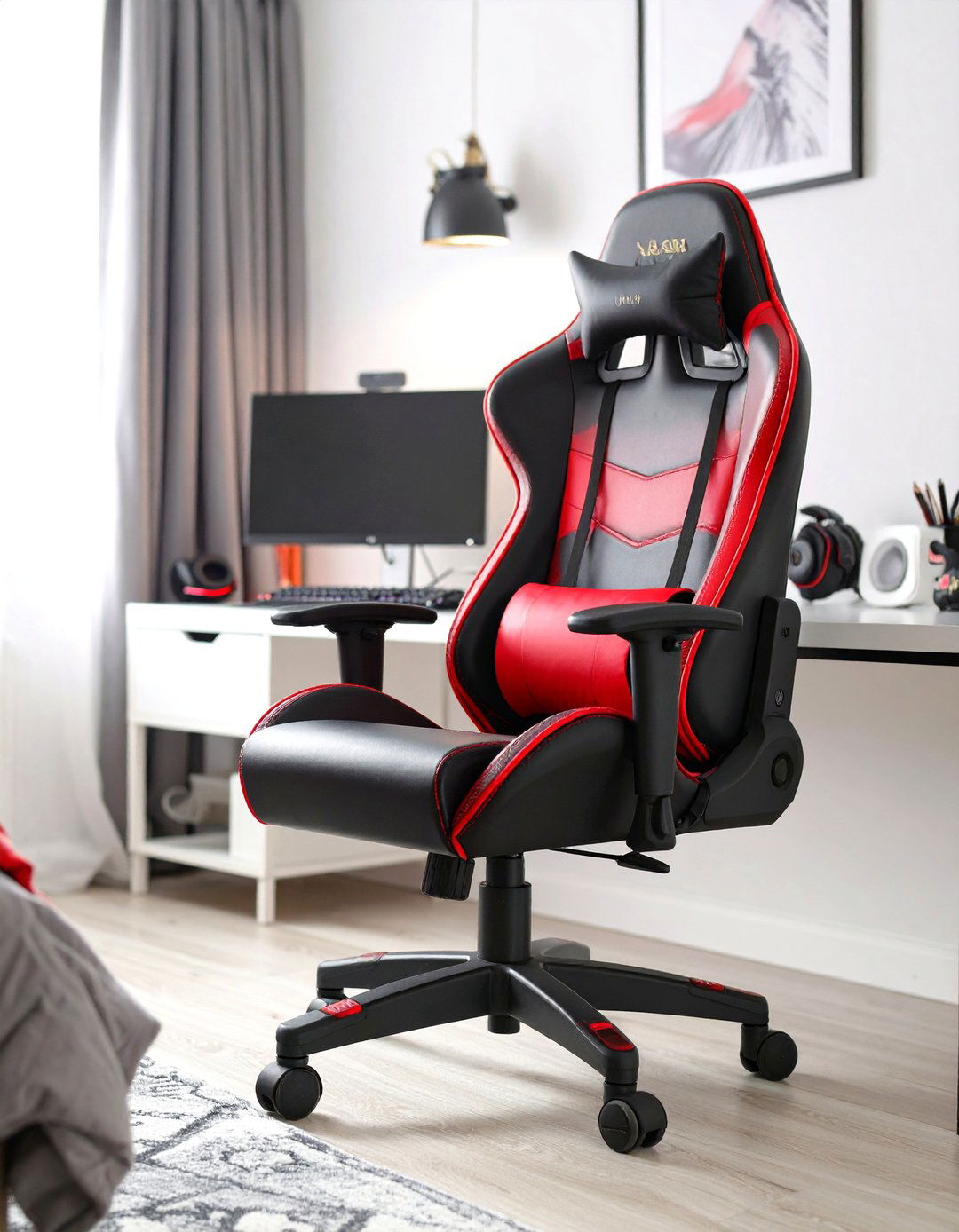 Gaming Chair and Headset Station - 30 teenage bedroom ideas
