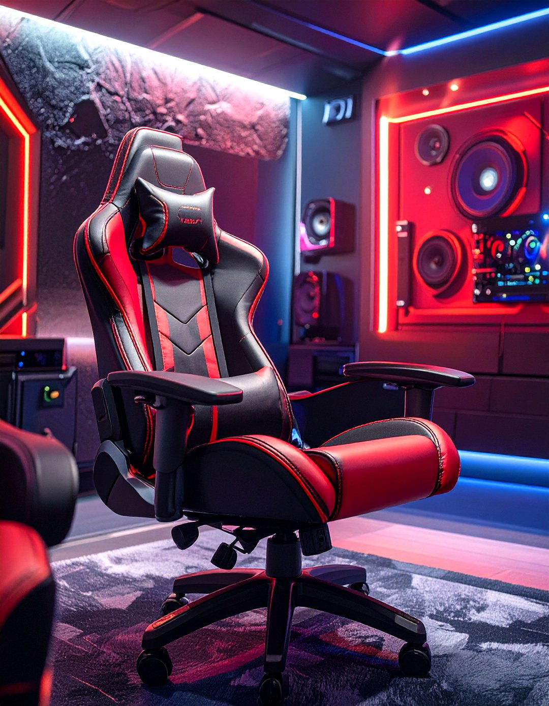 Gaming Chairs with Built in Speakers - 30 small home theater seating ideas