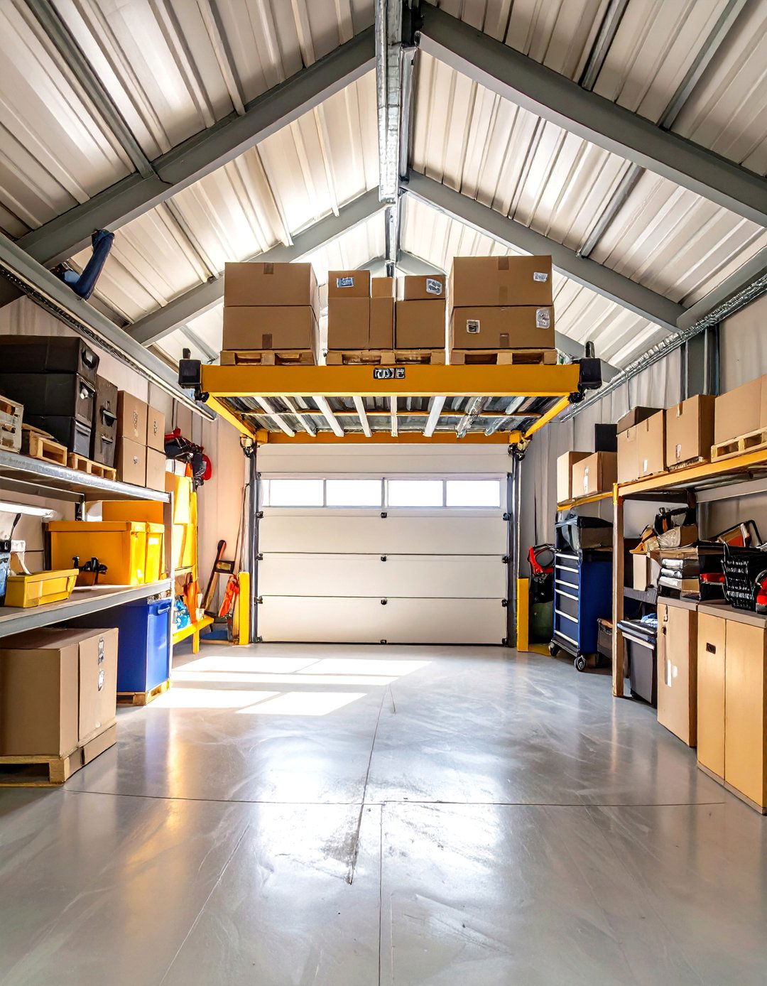 Garage Attic Lift System - 30 storage ideas for garage